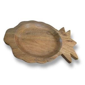 Wooden pineapple tray